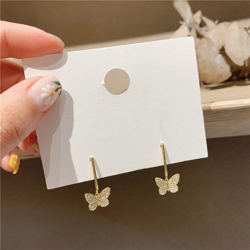 Butterfly Tassel Earrings