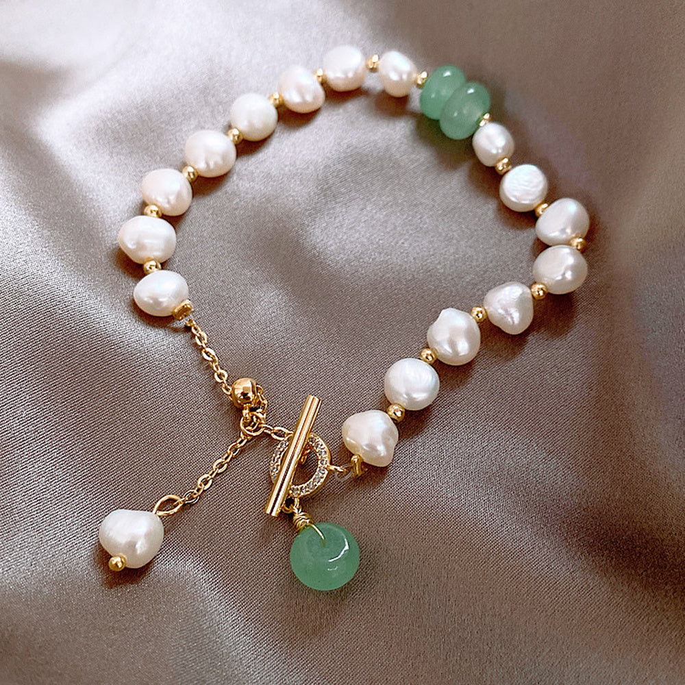 Pearl & Crystal Bracelet