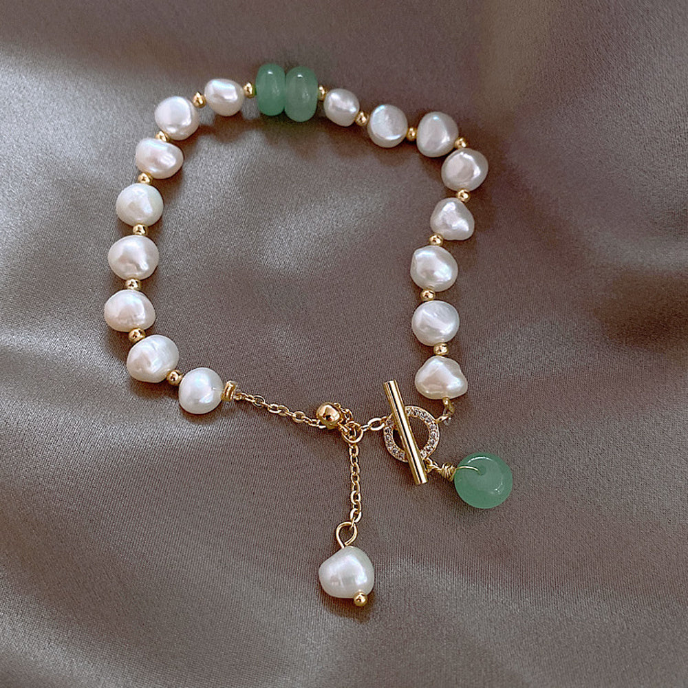Pearl & Crystal Bracelet