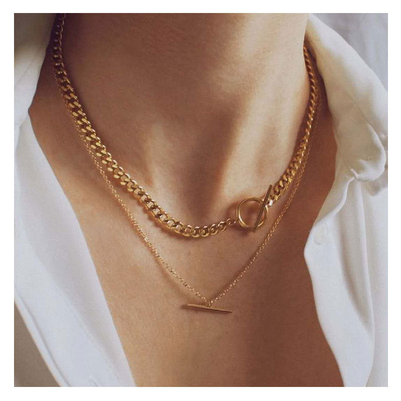 Double Chain OT Necklace